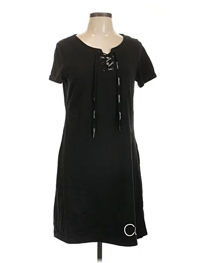 Pre-owned Calvin Klein Casual Dress In Black