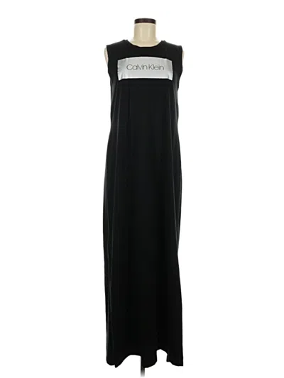Pre-owned Calvin Klein Casual Dress In Black