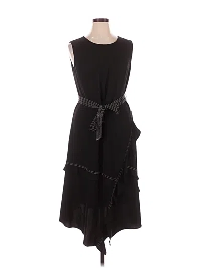 Pre-owned Calvin Klein Casual Dress In Black