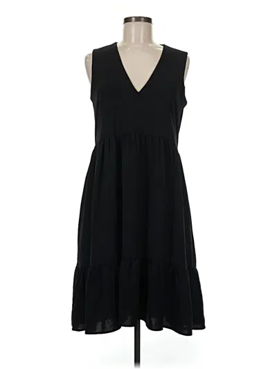 Pre-owned Calvin Klein Casual Dress In Black