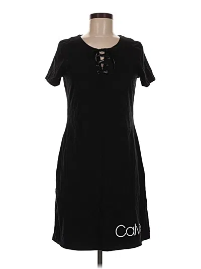 Pre-owned Calvin Klein Casual Dress In Black