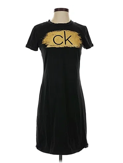 Pre-owned Calvin Klein Casual Dress In Black
