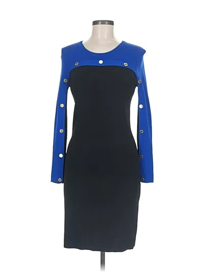 Pre-owned Calvin Klein Casual Dress In Blue