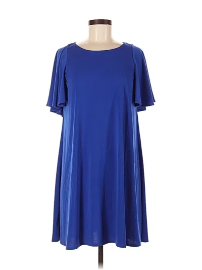 Pre-owned Calvin Klein Casual Dress In Blue