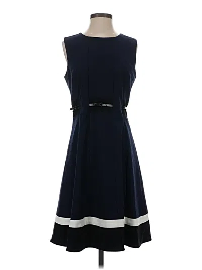 Pre-owned Calvin Klein Casual Dress In Blue