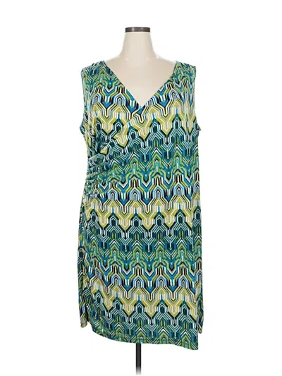 Pre-owned Calvin Klein Casual Dress In Blue