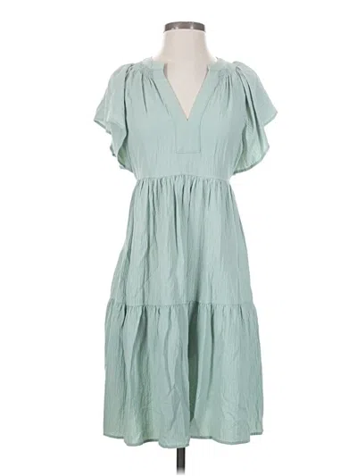 Pre-owned Calvin Klein Casual Dress In Blue