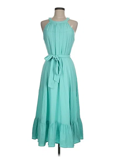 Pre-owned Calvin Klein Casual Dress In Blue