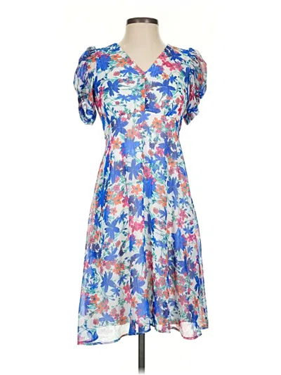 Pre-owned Calvin Klein Casual Dress In Blue