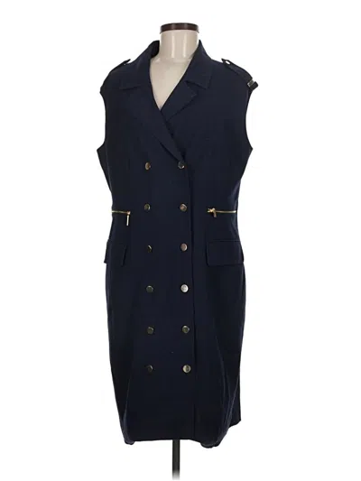 Pre-owned Calvin Klein Casual Dress In Blue