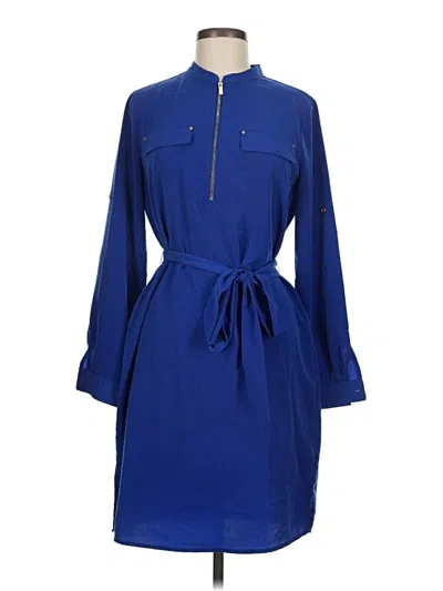 Pre-owned Calvin Klein Casual Dress In Blue