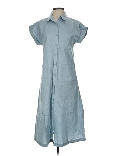 Pre-owned Calvin Klein Casual Dress In Blue