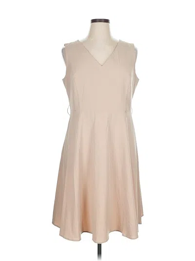 Pre-owned Calvin Klein Casual Dress In Brown