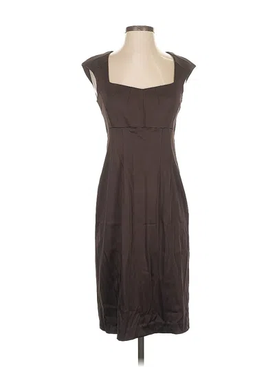 Pre-owned Calvin Klein Casual Dress In Brown