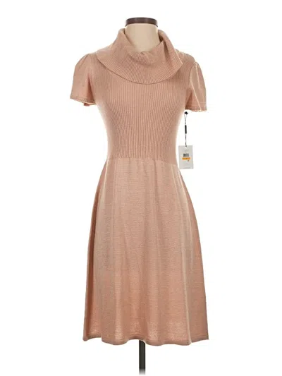 Pre-owned Calvin Klein Casual Dress In Brown