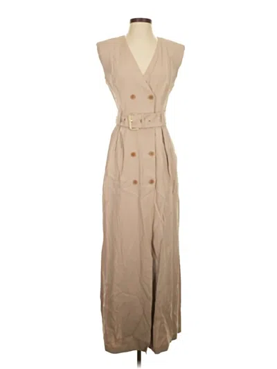 Pre-owned Calvin Klein Casual Dress In Brown