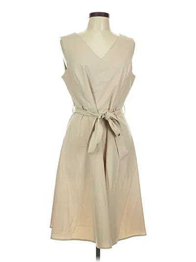 Pre-owned Calvin Klein Casual Dress In Brown