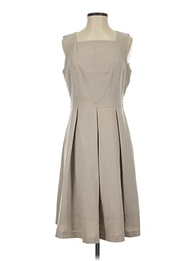 Pre-owned Calvin Klein Casual Dress In Brown