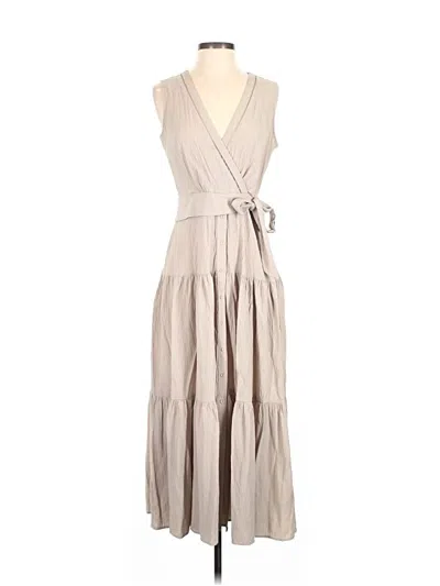 Pre-owned Calvin Klein Casual Dress In Brown