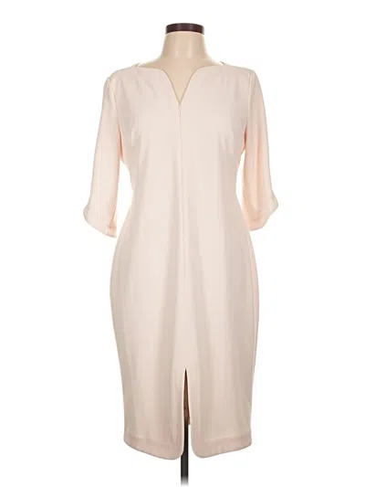 Pre-owned Calvin Klein Casual Dress In Brown