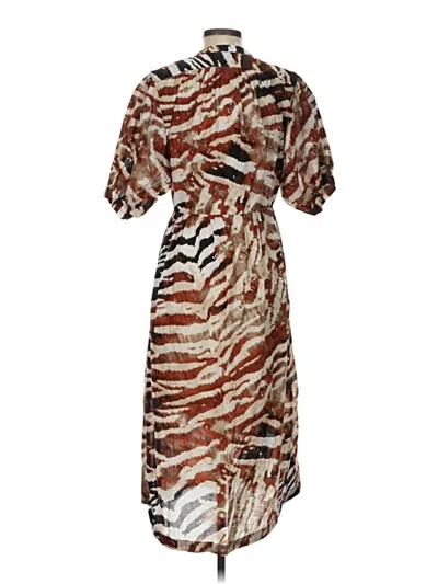 Pre-owned Calvin Klein Casual Dress In Brown
