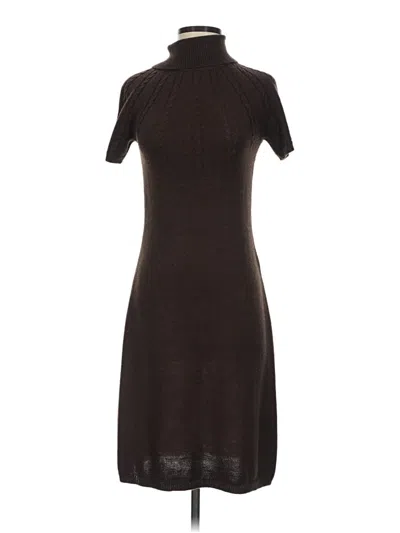 Pre-owned Calvin Klein Casual Dress In Brown