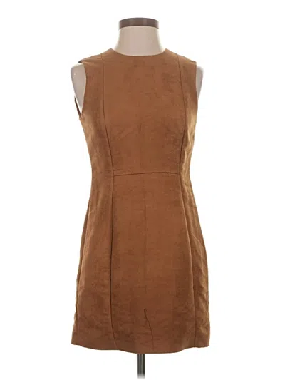 Pre-owned Calvin Klein Casual Dress In Brown