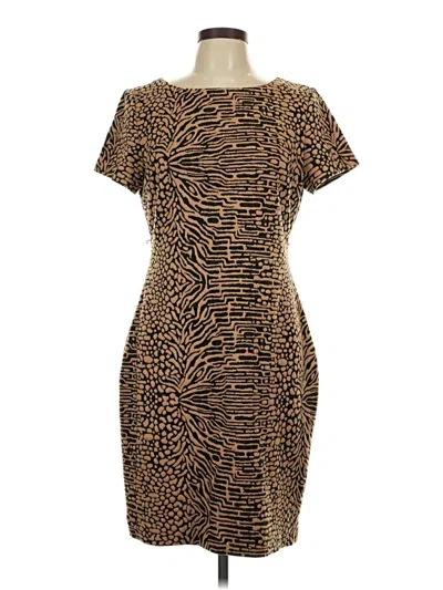 Pre-owned Calvin Klein Casual Dress In Brown