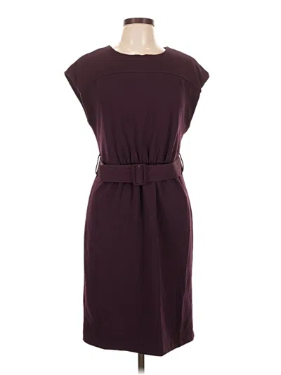 Pre-owned Calvin Klein Casual Dress In Burgundy