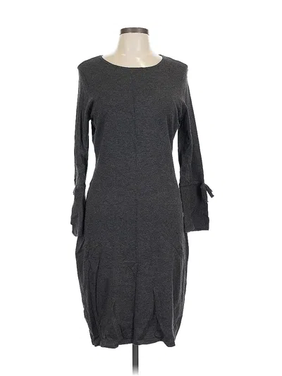 Pre-owned Calvin Klein Casual Dress In Gray