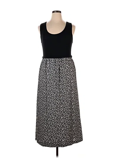 Pre-owned Calvin Klein Casual Dress In Gray