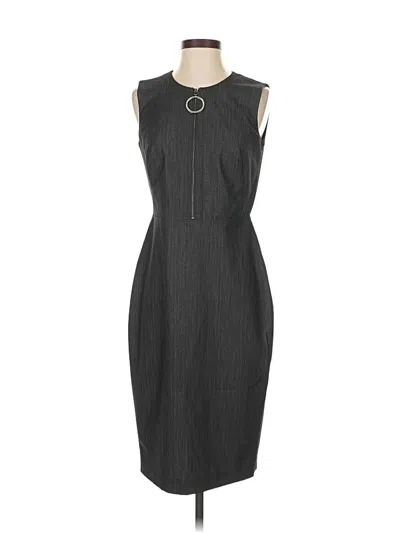 Pre-owned Calvin Klein Casual Dress In Gray
