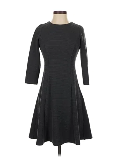 Pre-owned Calvin Klein Casual Dress In Gray