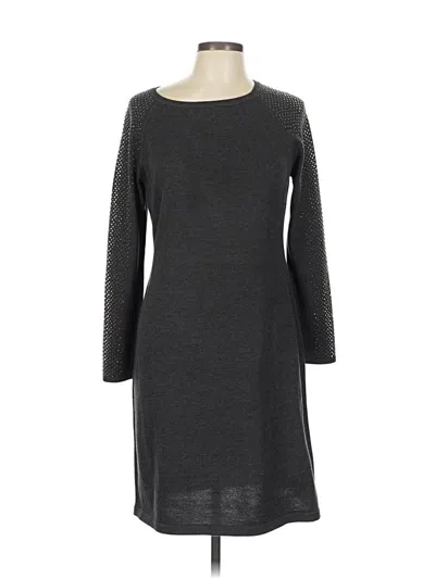 Pre-owned Calvin Klein Casual Dress In Gray
