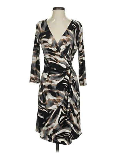 Pre-owned Calvin Klein Casual Dress In Gray