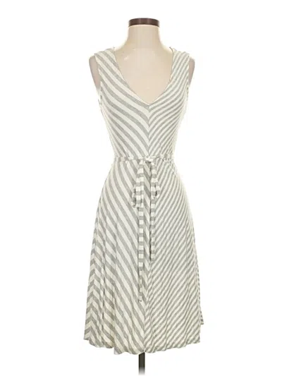 Pre-owned Calvin Klein Casual Dress In Gray