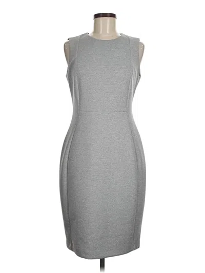 Pre-owned Calvin Klein Casual Dress In Gray