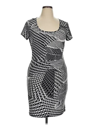 Pre-owned Calvin Klein Casual Dress In Gray