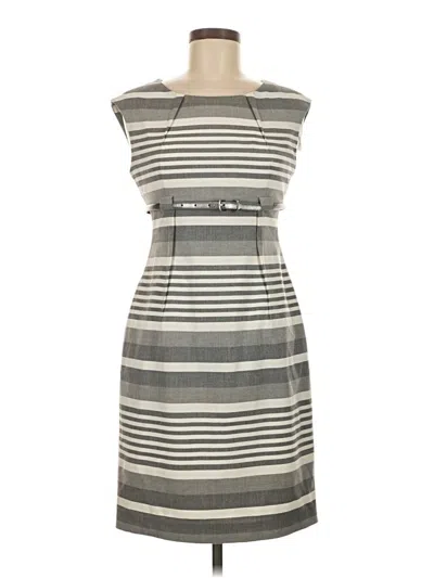 Pre-owned Calvin Klein Casual Dress In Gray