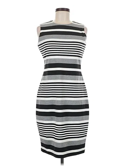 Pre-owned Calvin Klein Casual Dress In Gray