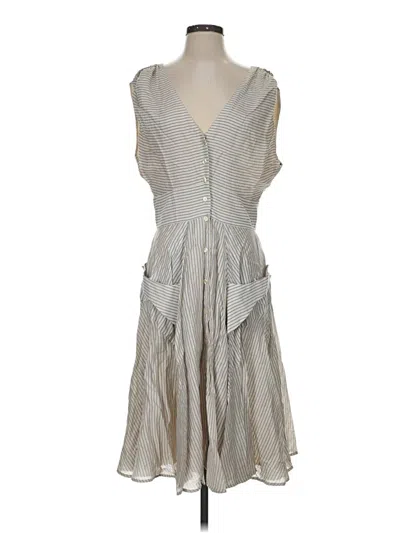 Pre-owned Calvin Klein Casual Dress In Gray