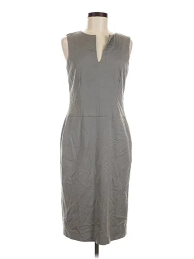 Pre-owned Calvin Klein Casual Dress In Gray