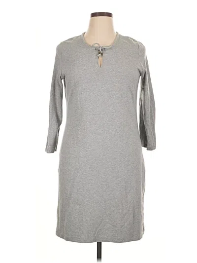 Pre-owned Calvin Klein Casual Dress In Gray