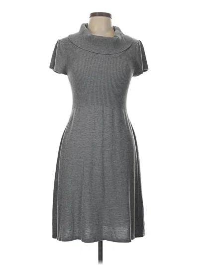 Pre-owned Calvin Klein Casual Dress In Gray