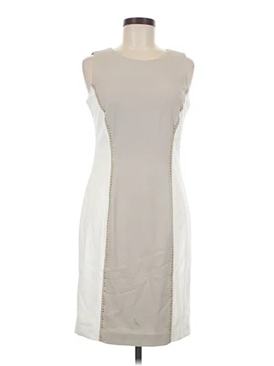 Pre-owned Calvin Klein Casual Dress In Gray