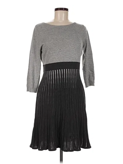 Pre-owned Calvin Klein Casual Dress In Gray