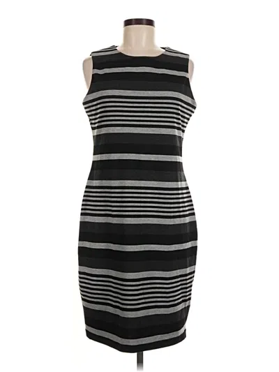 Pre-owned Calvin Klein Casual Dress In Gray