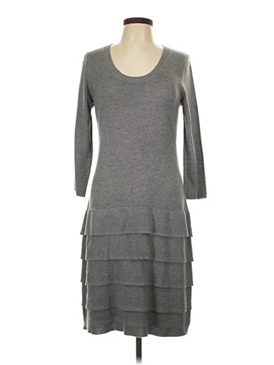 Pre-owned Calvin Klein Casual Dress In Gray