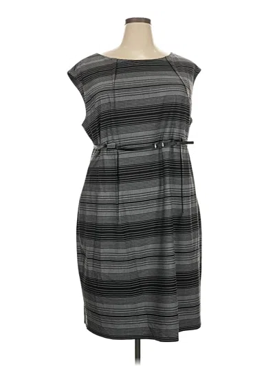 Pre-owned Calvin Klein Casual Dress In Gray