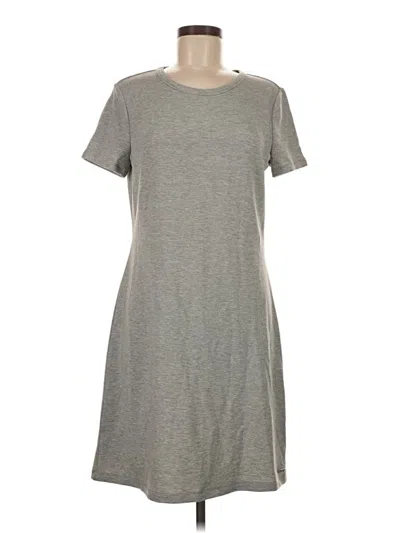 Pre-owned Calvin Klein Casual Dress In Gray